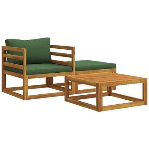 3 pz Set divano componibile con cuscini - Foto 1