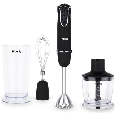 Frullatore a immersione multifunzione 4 in 1 MIX75 Acciaio inox 850W, 4 funzioni, Turbo 5 velocità, Tritatutto, Mixer, Frullatore, Frusta - Foto 1