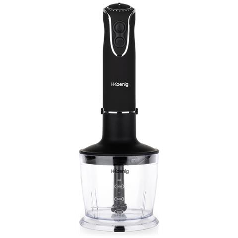 Frullatore a immersione multifunzione 4 in 1 MIX75 Acciaio inox 850W, 4 funzioni, Turbo 5 velocità, Tritatutto, Mixer, Frullatore, Frusta - Foto 6