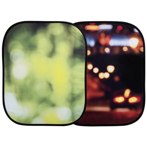 Fondale Out of Focus 1.2 x 1.5m Summer Foliage / City Lights - Foto 7