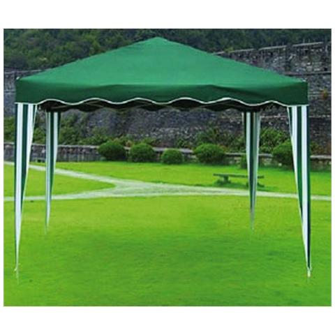 GAZEBO in METALLO Mod. ALBUFEIRA VERDE 3X3 mt Richiudibile ad ombrello - Foto 1
