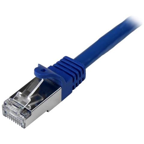 Cavo di rete Cat6 Ethernet Gigabit - Cavo Patch RJ45 SFTP da 1m - Blu - Foto 2