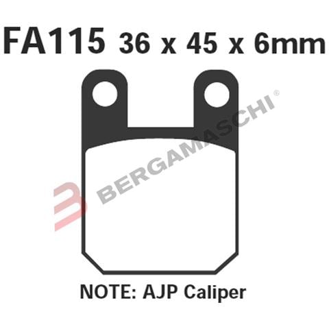 B1r R1411500 Pastiglie R Yamaha-rieju Fa115r - Foto 1