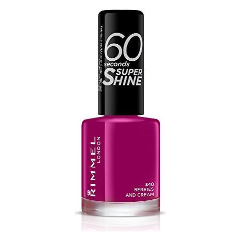Smalto per unghie 60 Seconds Super Shine, No 340 - Berries and Cream, 8 ml - Foto 7