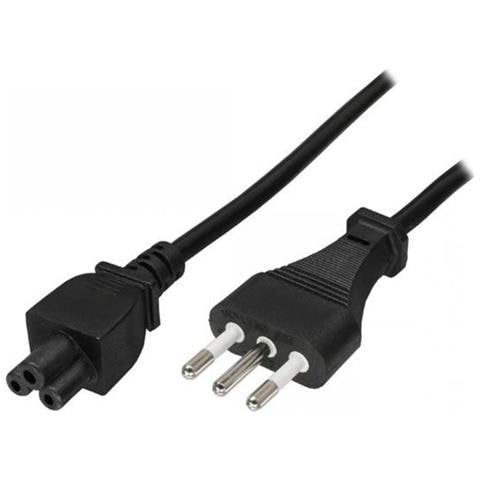 Cavo Alimentazione per Notebook 1m Colore Nero - Foto 1