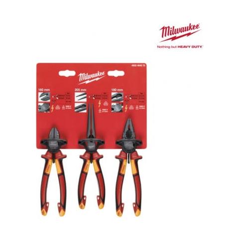 Set Di 3 Pinze Vde - Taglio Universale E Naso Lungo 4932464575 - Foto 2