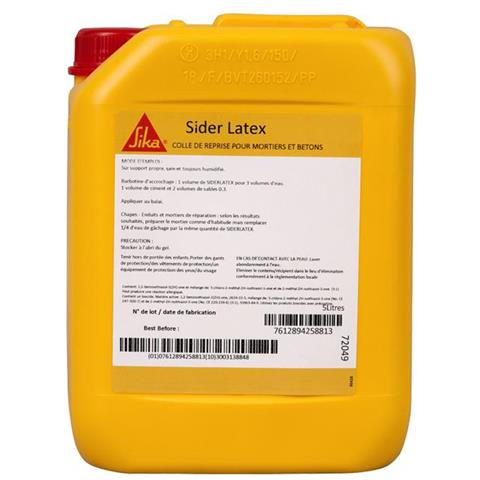 Adesivo Per Malte E Calcestruzzi - Sika Siderlatex - Bianco Latteo - 5l - Foto 1