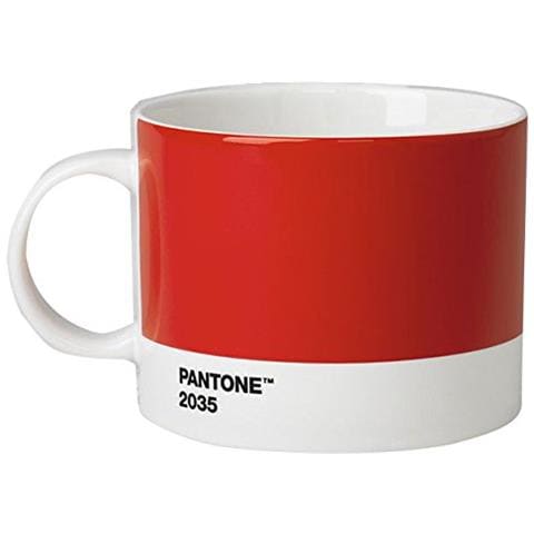 Porcellana Della Tazza Da Tè, 475ml, Porcellana, Red 2035, 10.4 X 10.4 X 8 Cm - Foto 1