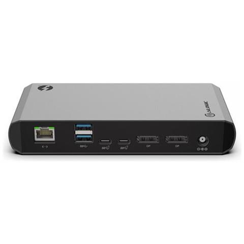 Tb3dtrg2 Replicatore Di Porte E Docking Station Per Notebook Cablato Usb 3.2 Gen 2 [3.1 Gen 2] Type-c Nero, Grigio (Thunder 3.0 Turbo Dock Stat)  - Foto 2
