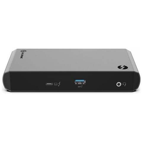 Tb3dtrg2 Replicatore Di Porte E Docking Station Per Notebook Cablato Usb 3.2 Gen 2 [3.1 Gen 2] Type-c Nero, Grigio (Thunder 3.0 Turbo Dock Stat)  - Foto 1