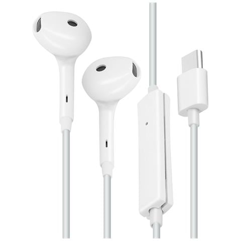 Cuffiette Cablate Usb-c Microfono Tasto Multifunzione Oppo Bianche - Foto 13