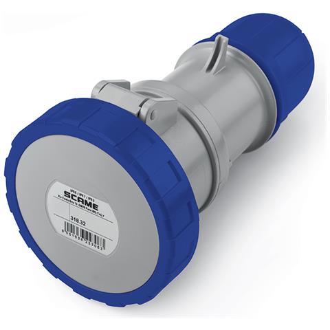 Presa Mobile 2 Poli + Terra Ip66 / ip67 32a 6h 200-250v 60hz - 50hz Morsetti A Vite - Scame Parre 3183243 - Foto 2