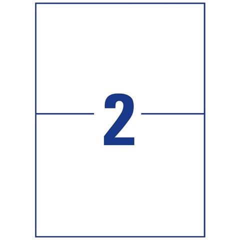 3655-10 etichetta autoadesiva Rettangolo Permanente Bianco 20 pz - Foto 4