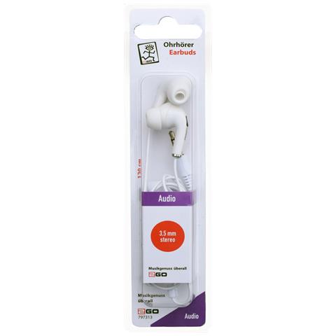 797313 cuffia e auricolare Cuffie Cablato In-ear Musica e Chiamate Bianco - Foto 2