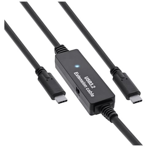 Cavo Attivo Usb 3.2 Gen.1 - Da Spina Usb-c A Spina Usb-c - Nero - 15 M - Foto 4