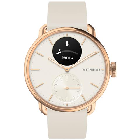 Smartwatch 38mm Monitora Salute Impermeabile Autonomia 30g Scanwatch 2, Rosa Champagne - Foto 1