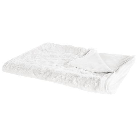 Coperta Tourza Tessuto 180 X 220 Cm Bianco - Foto 2