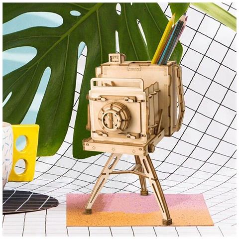 Puzzle In Legno 3d | Macchina Fotografica D'epoca - Foto 6