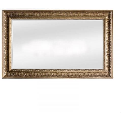 Specchiera In Foglia Oro Rettangolare 103 X 83 X 6,5 - Foto 1
