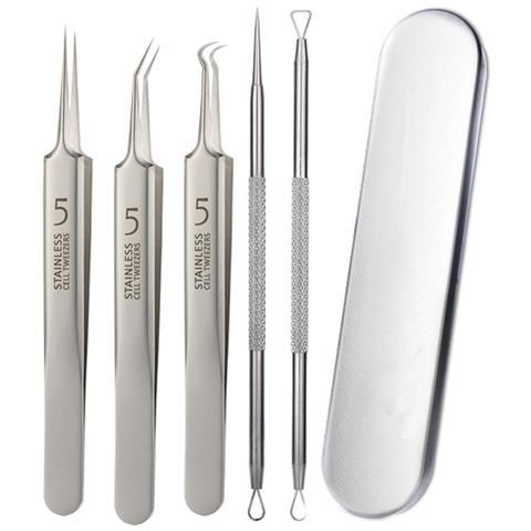 Kit Per La Rimozione Dell'acne In Acciaio Inossidabile, Set Da 5 Pezzi - Foto 1