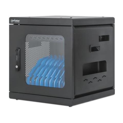 180924 Portable Device Management Cart& Cabinet Armadio Per La Gestione Dei Dispositivi Portatili Nero - Foto 1