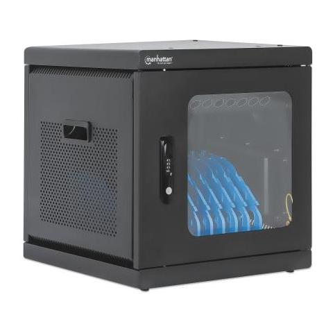 180924 Portable Device Management Cart& Cabinet Armadio Per La Gestione Dei Dispositivi Portatili Nero - Foto 3