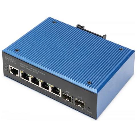 Switch Gigabit Ethernet Industriale Gestito A 4+2 Porte L2 - Foto 1