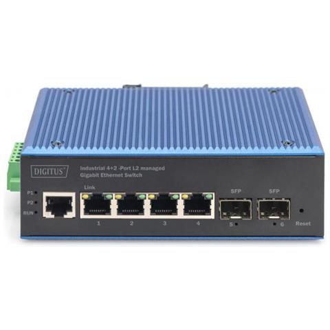 Switch Gigabit Ethernet Industriale Gestito A 4+2 Porte L2 - Foto 3