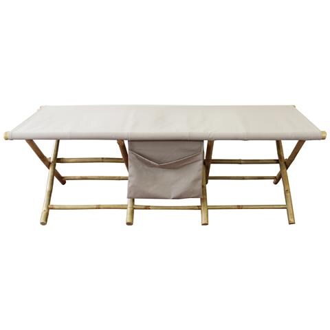 Oxnard - Lettino Da Giardino In Bamboo - Foto 1