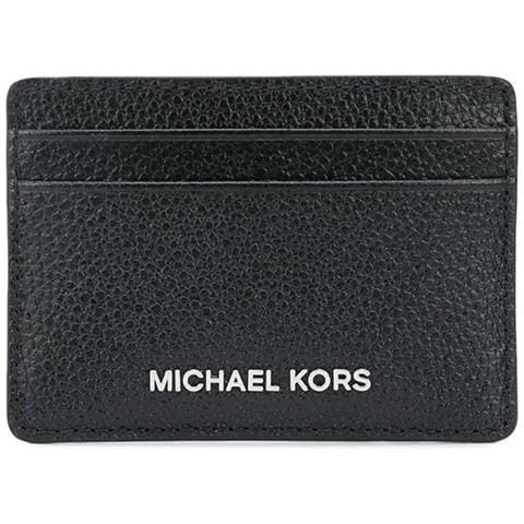 Black Casual Card Holder Portatessere Pelle Di Mucca Accessori Donna Nero Eu One Size, 34h9sj6d1l-001 - Foto 1