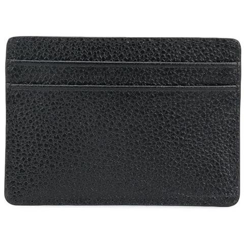 Black Casual Card Holder Portatessere Pelle Di Mucca Accessori Donna Nero Eu One Size, 34h9sj6d1l-001 - Foto 2