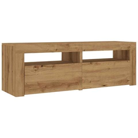 Mobile Porta TV con LED Artigianale 120x35x40 cm Multistrato - Foto 10