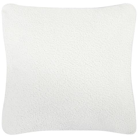 Divano Angolare 4 Posti Lungo Bouclé Bianco Lato Sinistro - Foto 6