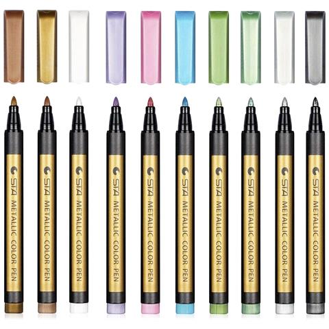 Pennarelli In Colori Metallizzati. 10 Colori Con Punta Da 2mm. - Foto 1