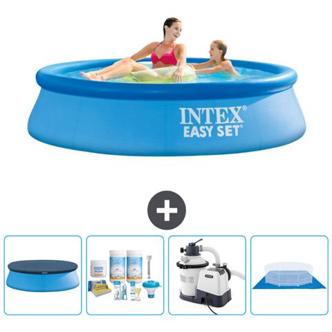 Piscina Fuori Terra - In Giro - 244x244x61 Cm - Blu - Include Accessori Coordinati Cb59 - Foto 1