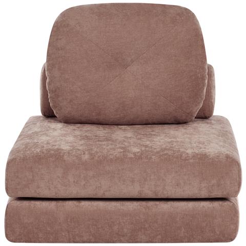 Divano Letto Singolo Olden Ciniglia Marrone - Foto 2