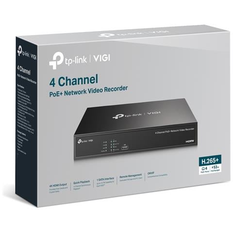 VIGI NVR1004H-4P-2TB Nero - Foto 2