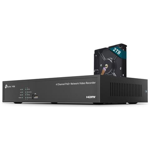 VIGI NVR1004H-4P-2TB Nero - Foto 1