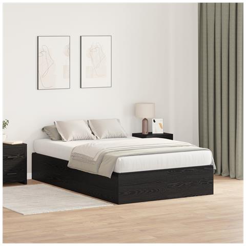 Struttura Letto con Contenitore in Oak Nero 120x190 cm - Foto 2