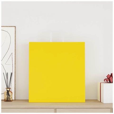 Sacchetti di Carta 250 pz con Manici Gialli 45x17x48 cm - Foto 2