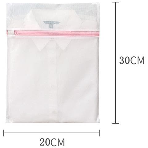 Set Di Sacchetti Per Lavatrice A Rete Fine Da 70g - 6 Pezzi (piccolo, Medio, Grande, Extra Grande, Cilindrico, Sacchetto Per Reggiseno) Pink - Foto 2