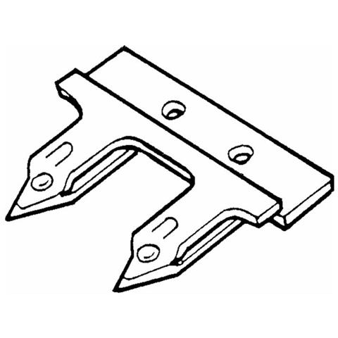Dente Doppio Smontabile Gaspardo Fbr 13013270, G&s Superior 14089 Confezione Da 5 Pezzi - Foto 2