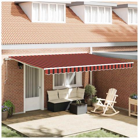 Tenda Retrattile 450 × 300 cm arancione e marrone - Foto 2