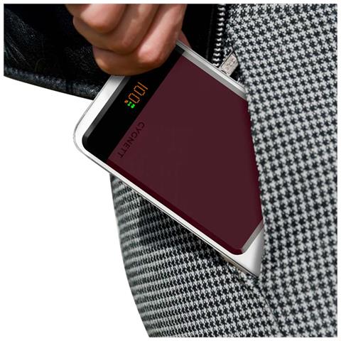 Powerbank Magsafe Magnetico Da 5000 Mah Con Porta Usb-c, Viola - Foto 5