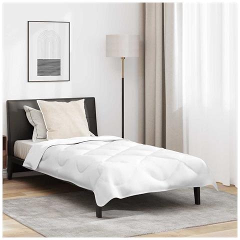 Set Coperta Invernale 2 pcs Bianco 135 x 220 cm Microfibra - Foto 2