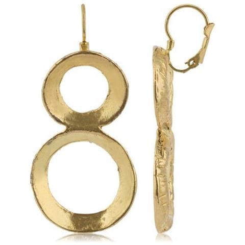 Orecchini A Bottone Con Bolle D'oro - Foto 1