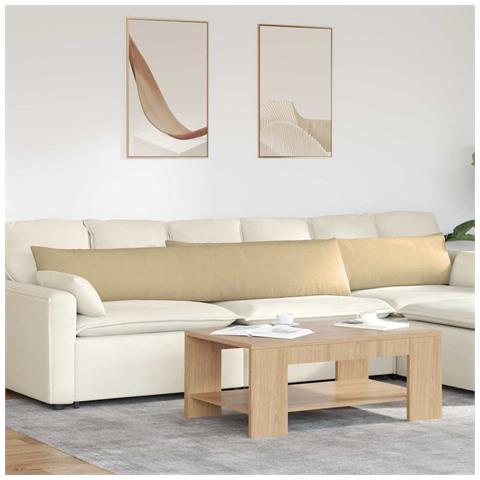 Cuscini da Divano 2 pcs Grigio Verde 200 x 40 cm - Foto 2
