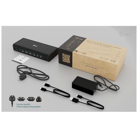 CA6MONITORDOCKPDUK replicatore di porte e docking station per laptop Cablato USB 3.2 Gen 1 (3.1 Gen 1) Type-C Nero - Foto 3