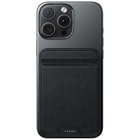 Powerbank Magnetico 10000mah Compatibile Qi2 15w Modello Onthego Con Supporto, Nero - Foto 5