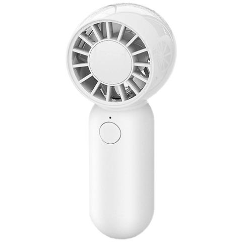 Mini Ventilatore Portatile Usb-c A 3 Velocità Ricaricabile 500mah, Bianco - Foto 1